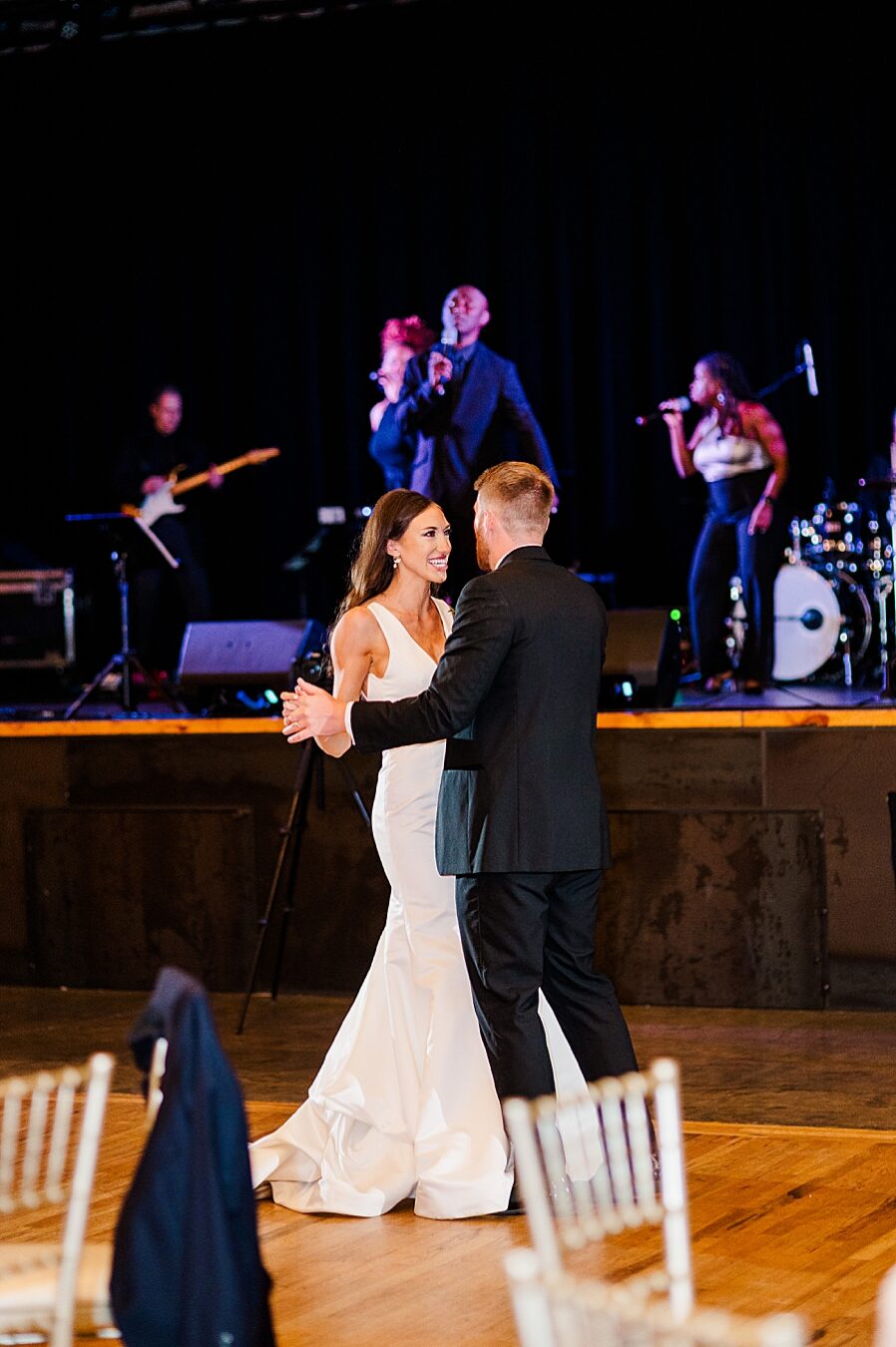 Dancing together at Wedding by Amanda May Photos