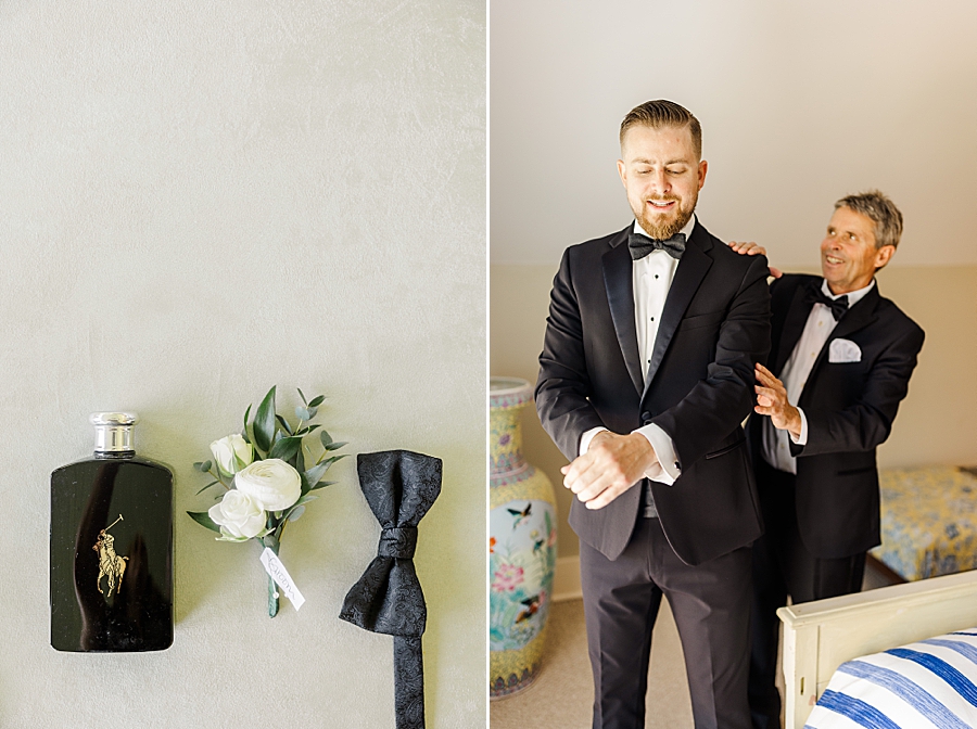 Groom getting ready at Marblegate Wedding by Amanda May Photos