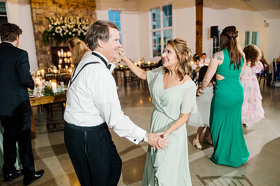 Parents dancing at wedding by Amanda May Photos