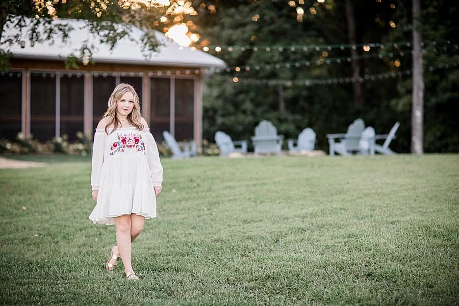 Boho dress at this Estate of Grace Senior Session by Knoxville Wedding Photographer, Amanda May Photos.