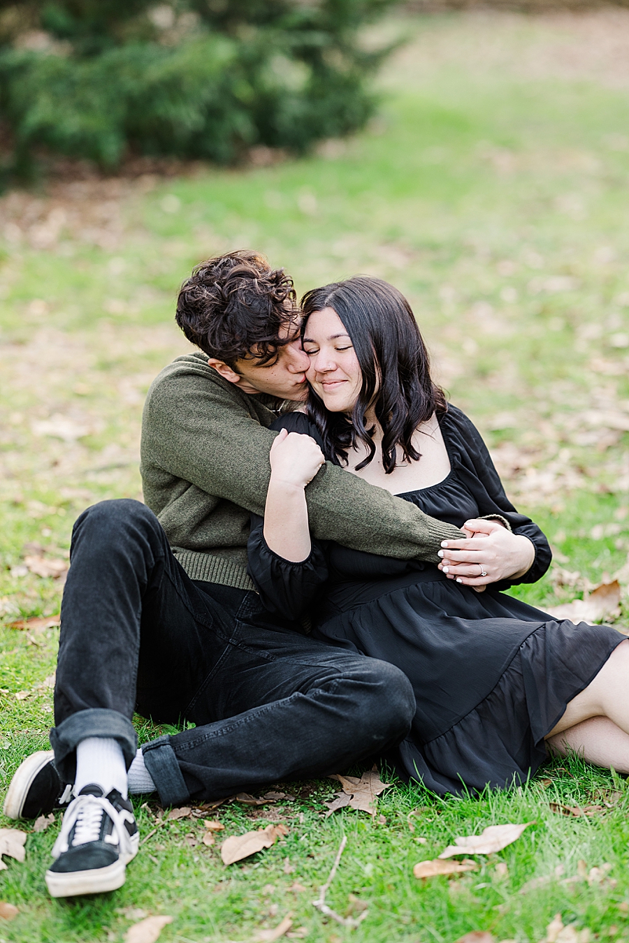 knoxville botanical engagement session