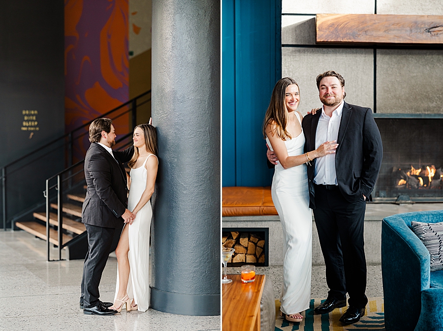 downtown knoxville engagement session