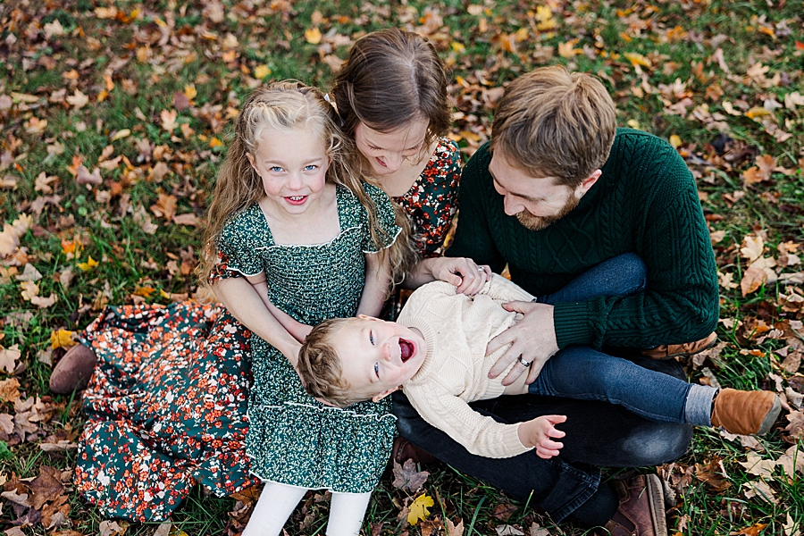 family of four at session in lenoir city