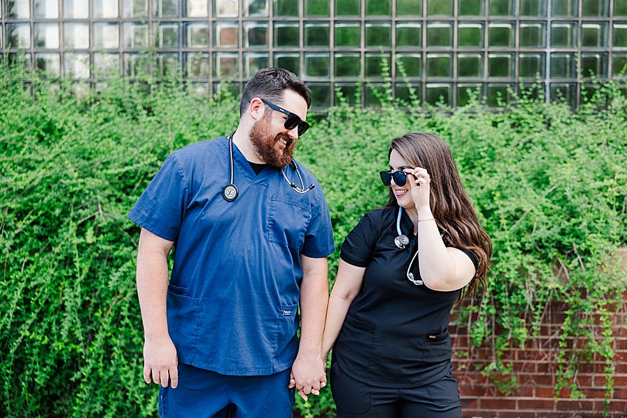 nurses in sunglasses