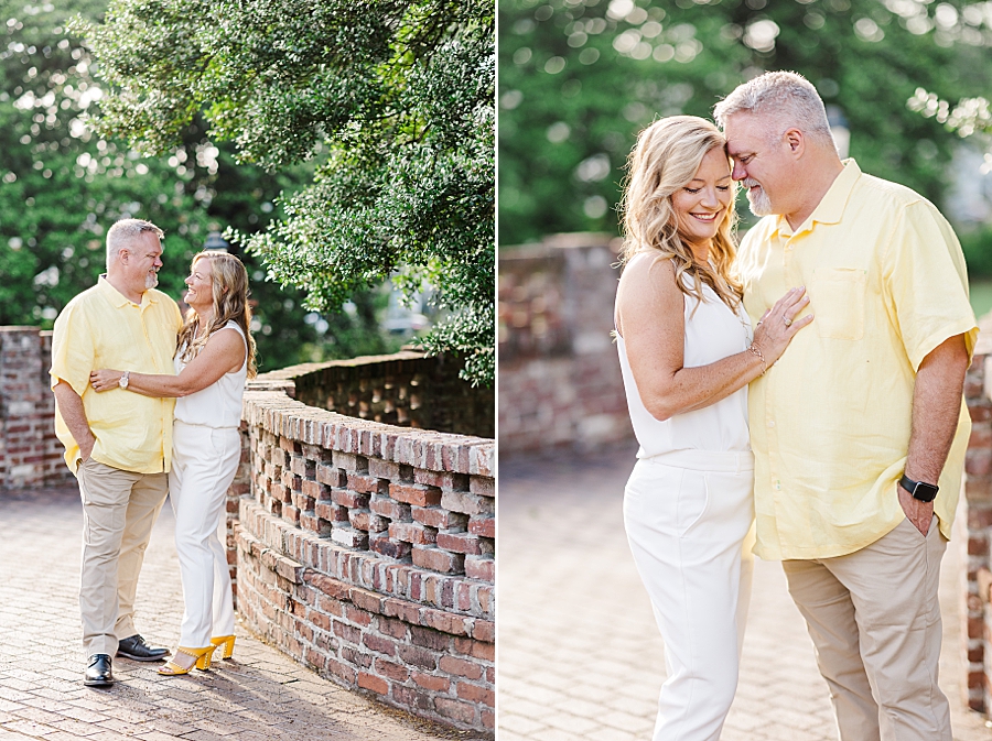 couple at maple grove estate engagement