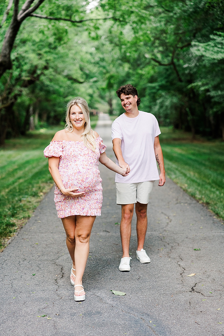 couple at maple grove maternity