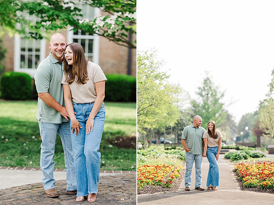 maryville engagement session in spring