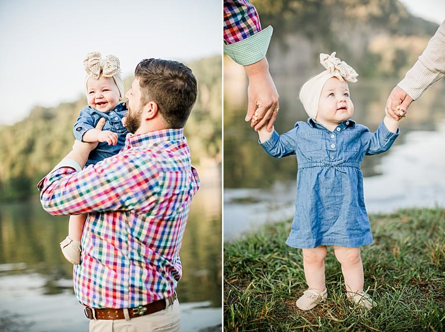 Baby moccasins at this Melton Hill Park 1 by Knoxville Wedding Photographer, Amanda May Photos.