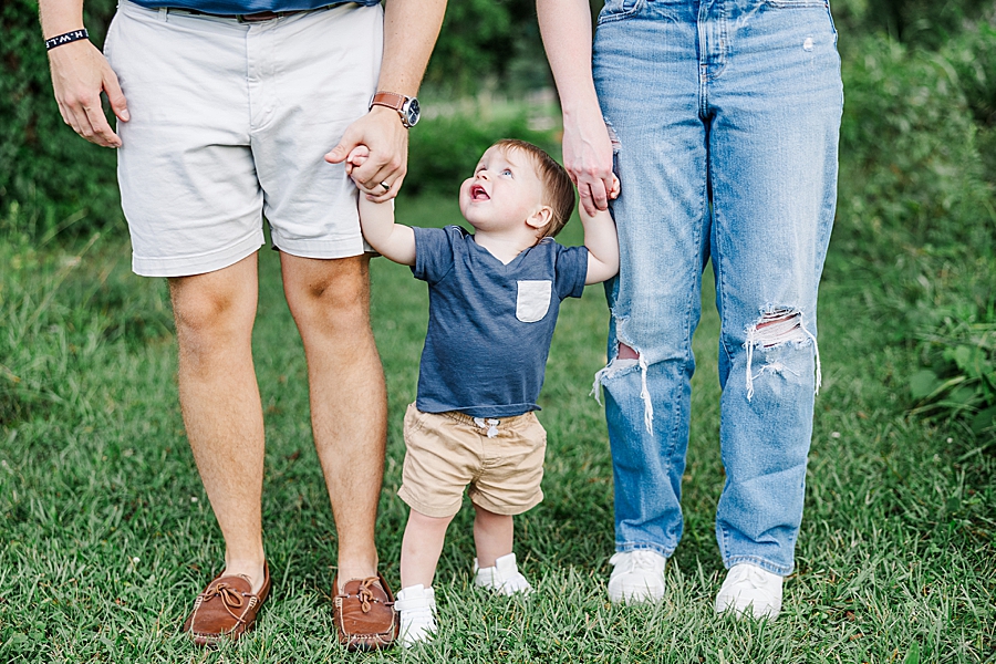 family of 3 at melton hill