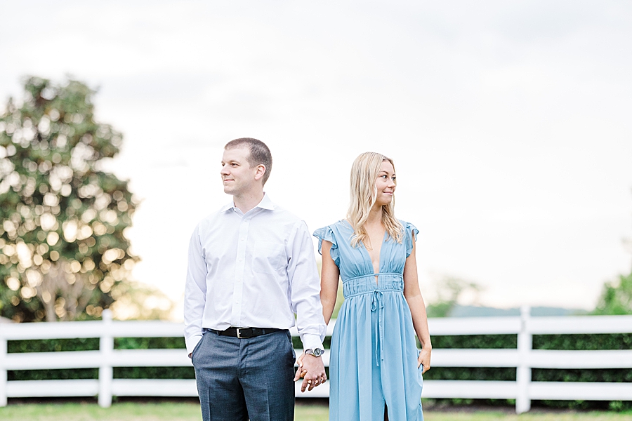 Holding hands at Castleton Engagement by Amanda May Photos