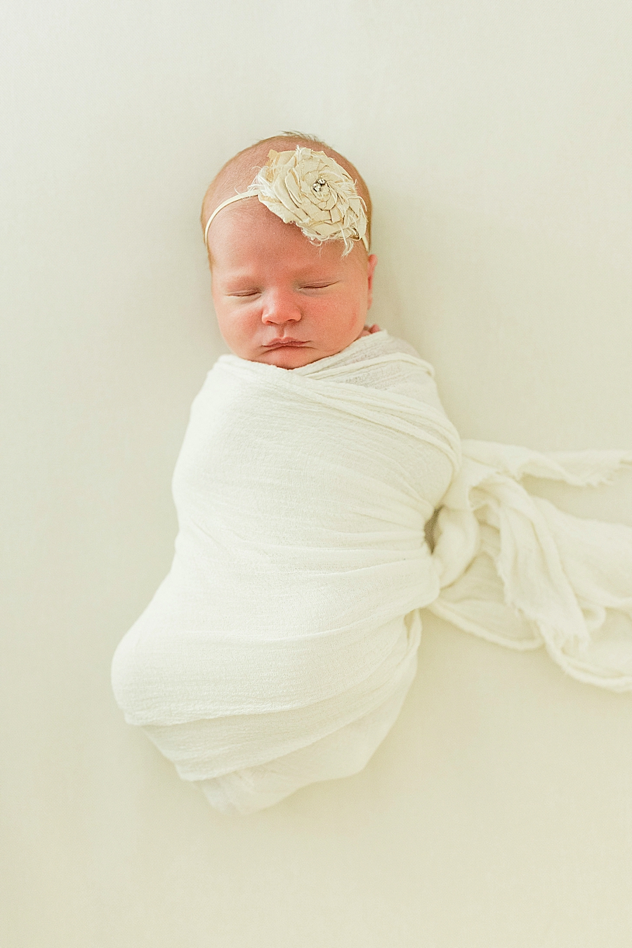 swaddled at this newborn session