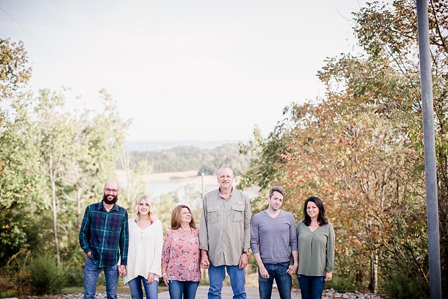 Standing facing camera at this Sevierville, TN family session by Knoxville Wedding Photographer, Amanda May Photos.