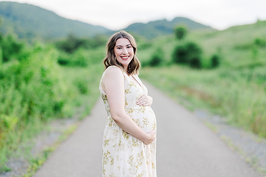 baby bump at seven islands maternity session