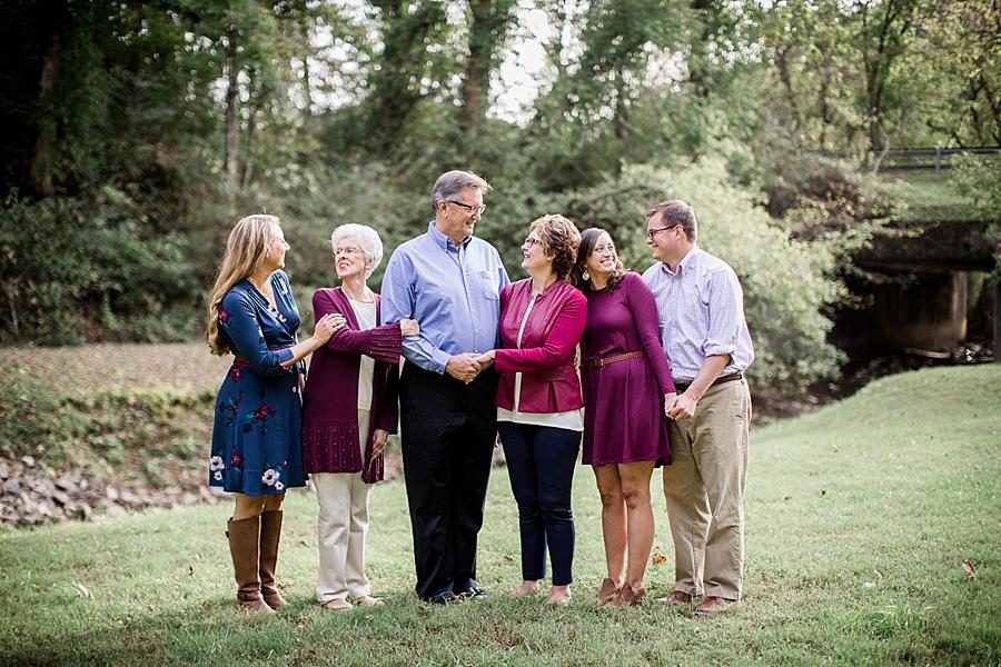 The whole family at this Norris Dam Family Session by Knoxville Wedding Photographer, Amanda May Photos.