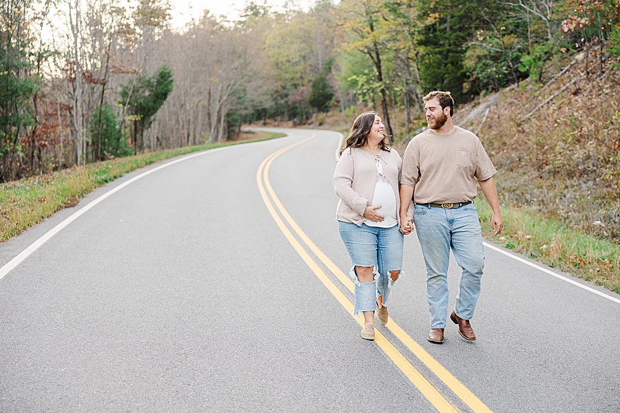 couple walking on foothills parkway