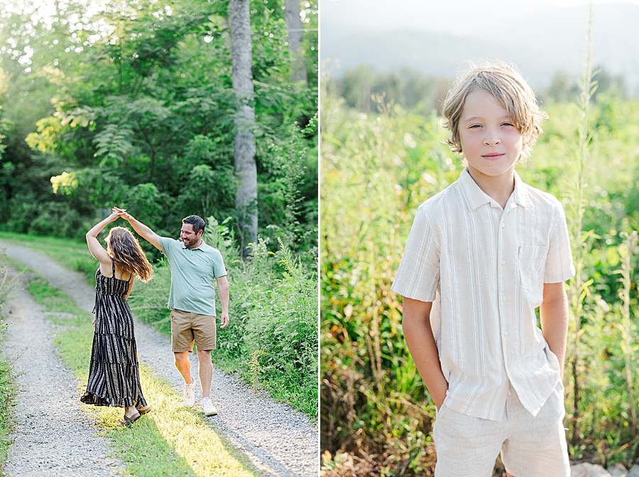 twirling in smoky mountains