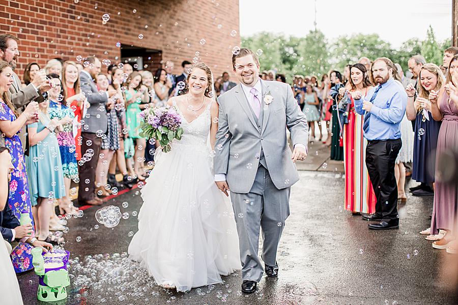 Mr. and Mrs. at this Stones River Country Club wedding by Knoxville Wedding Photographer, Amanda May Photos.