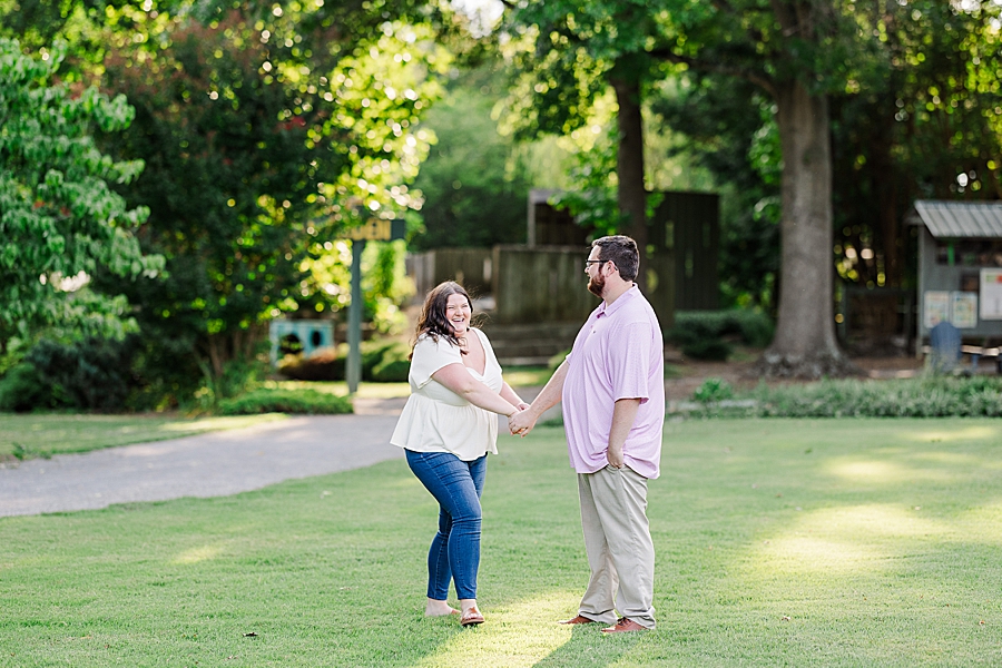 summer ut gardens engagement