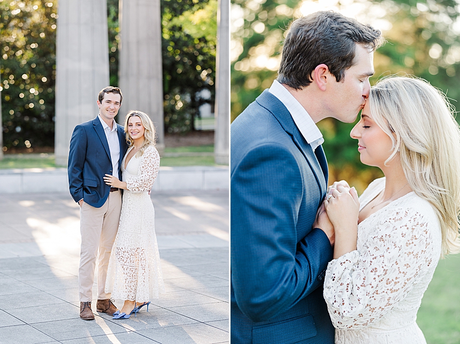 kiss on the forehead at tennessee capitol