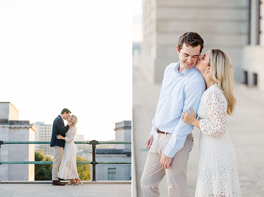 golden hour engagement session