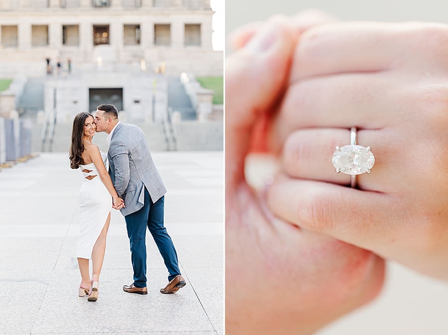 engagement ring at tennessee capitol