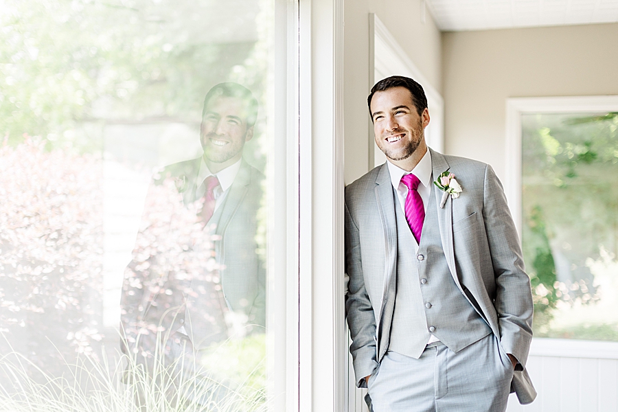 groom portrait at the venue chattanooga