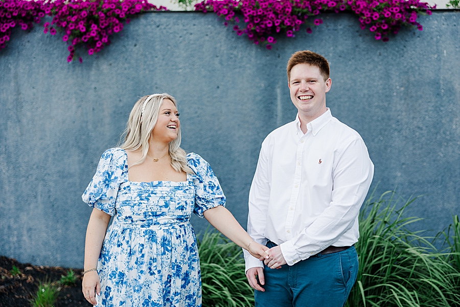 engagement session at ut campus