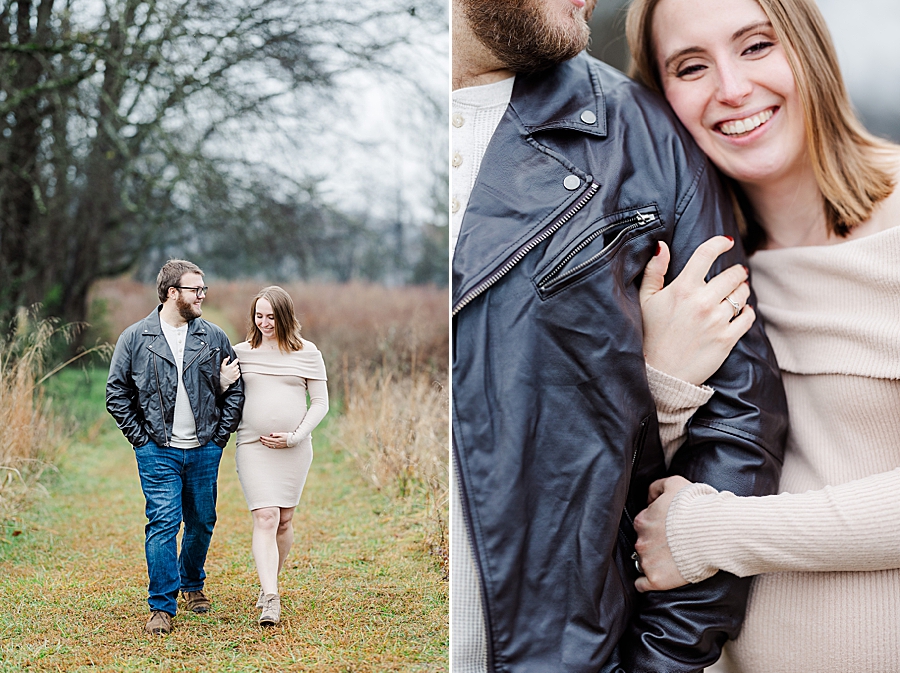 couple walking arm in arm