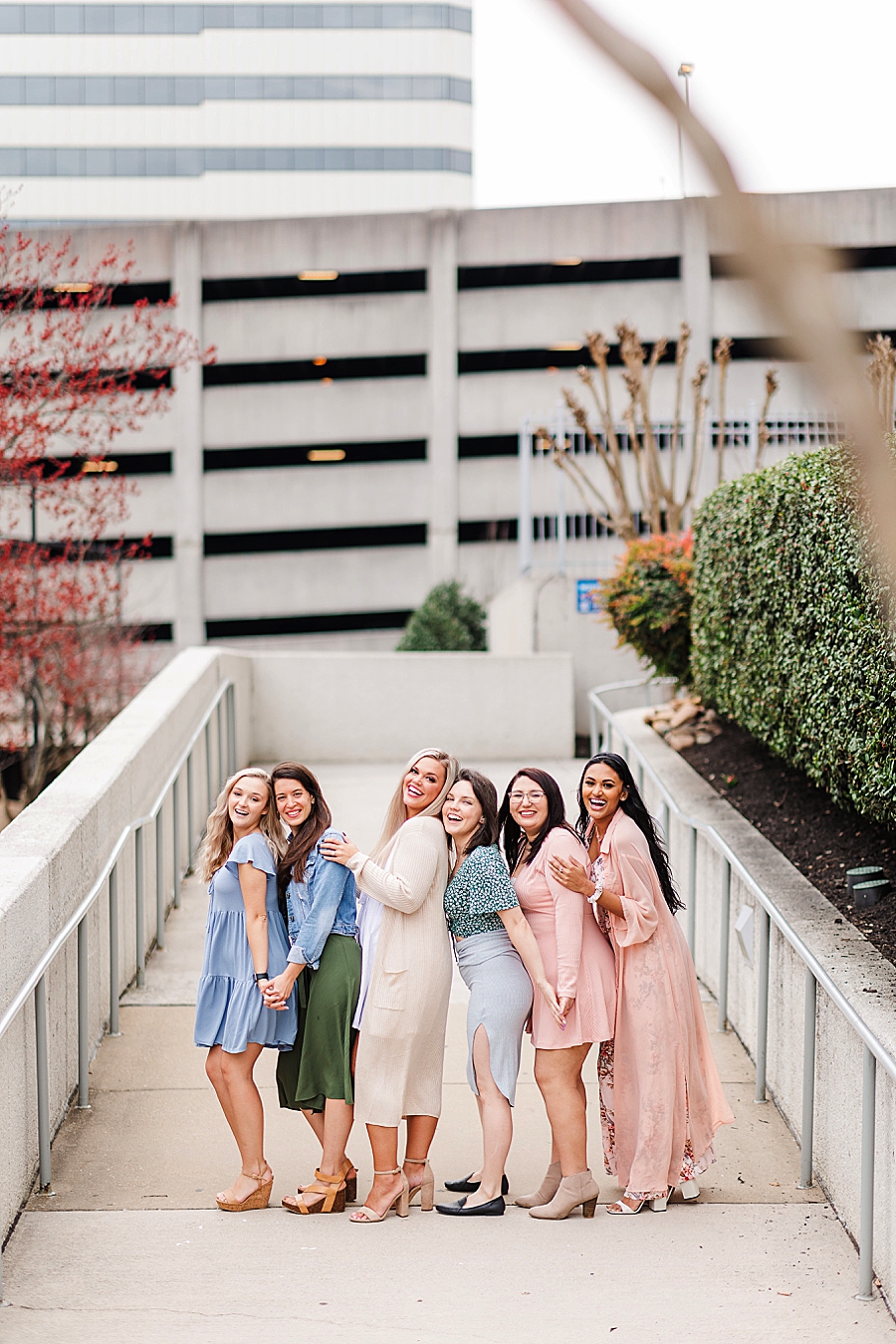 bridesmaids at bridesmaid proposal