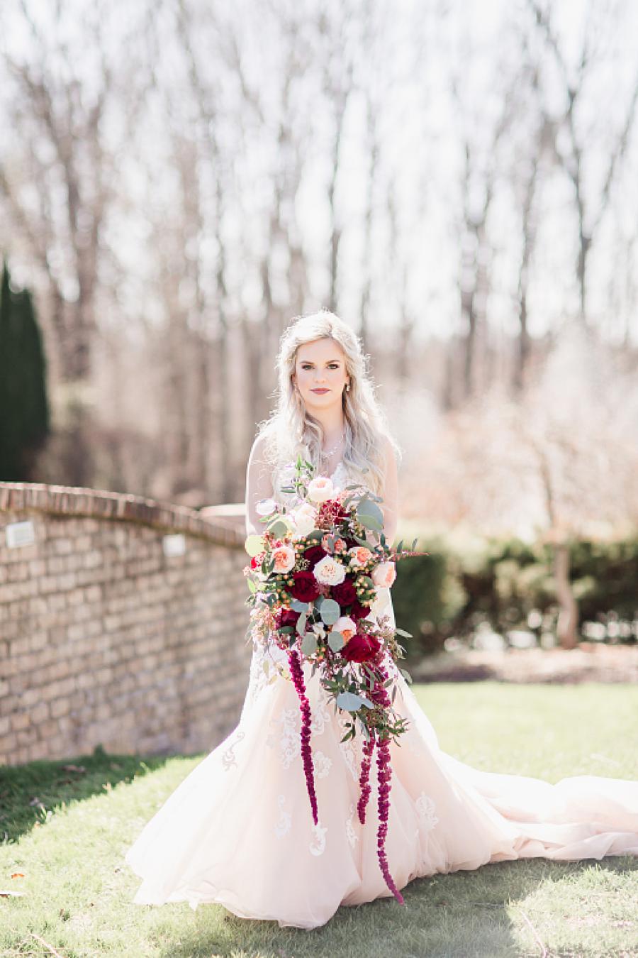 Bride at her Castleton Farms wedding