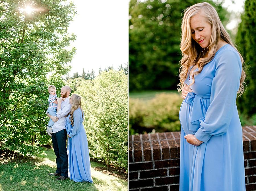 Baby bump at this Maternity Pictures by Knoxville Wedding Photographer, Amanda May Photos.